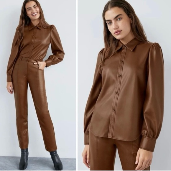 Wilfred Mila Vegan Leather Shirt - Picture 5 of 5